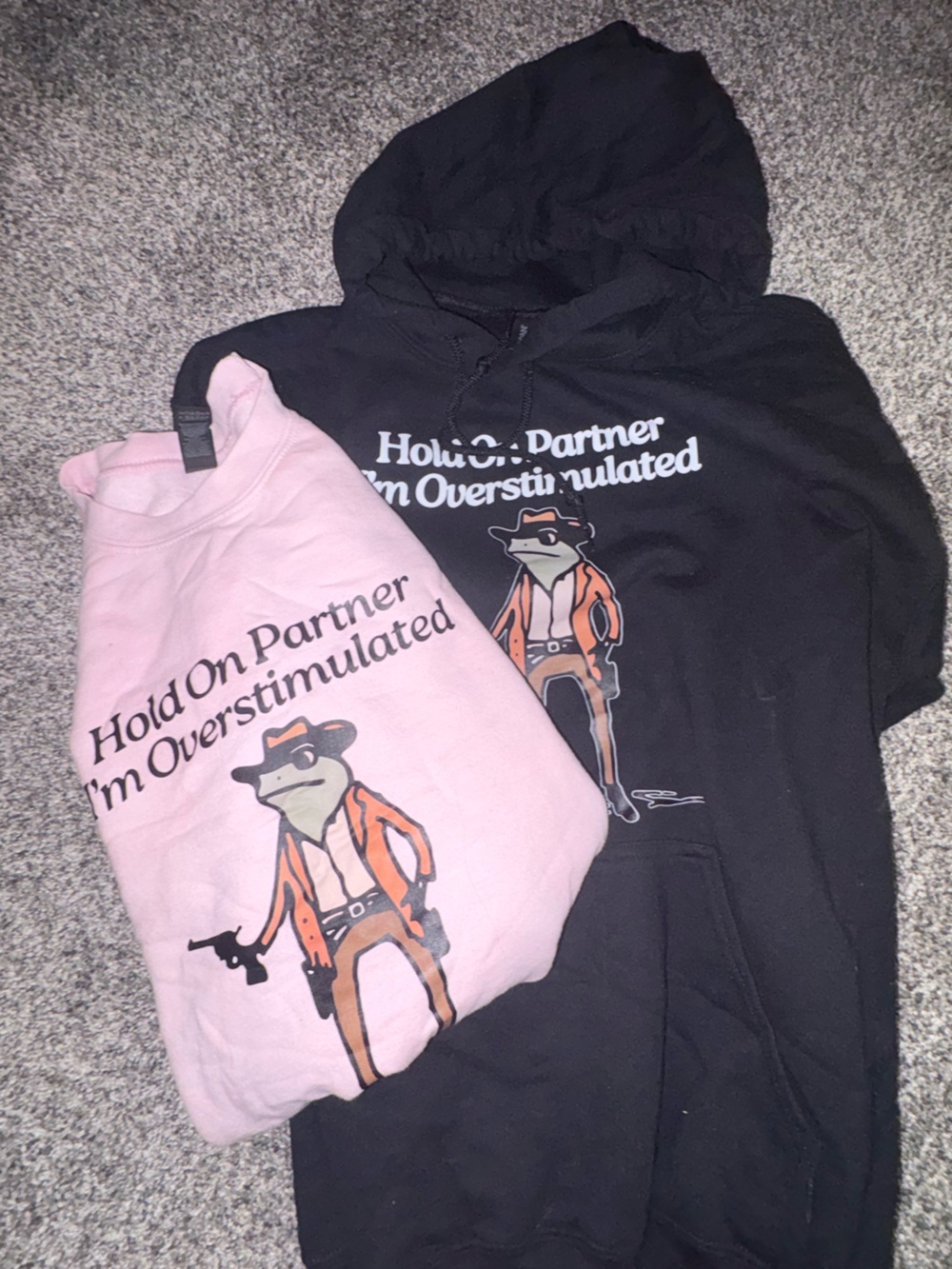 Frog Cowboy Couples Sweatshirts